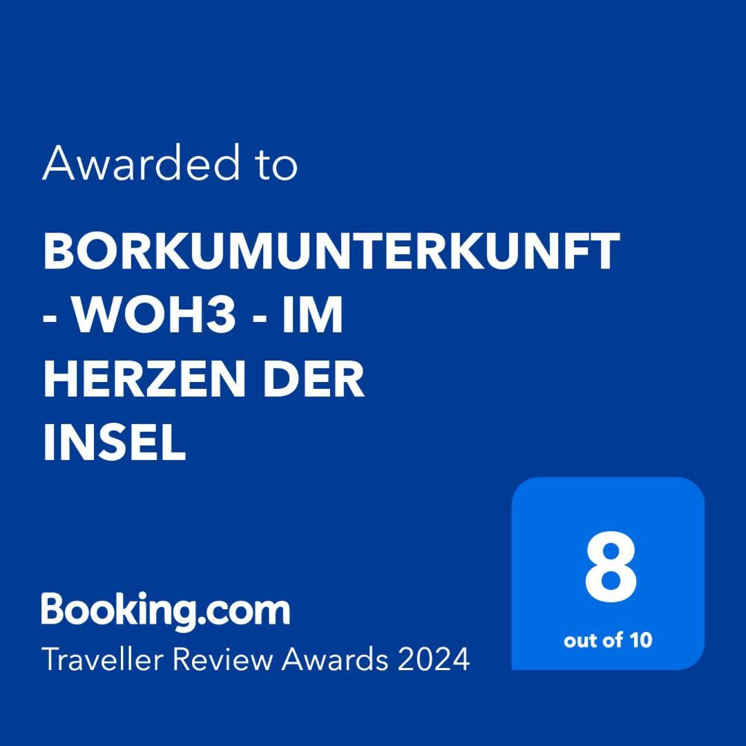 Borkumunterkunft - Woh3 - Im Herzen Der Insel Exterior foto
